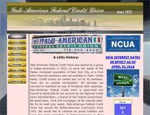 Tablet Screenshot of italoamericanfcu.com